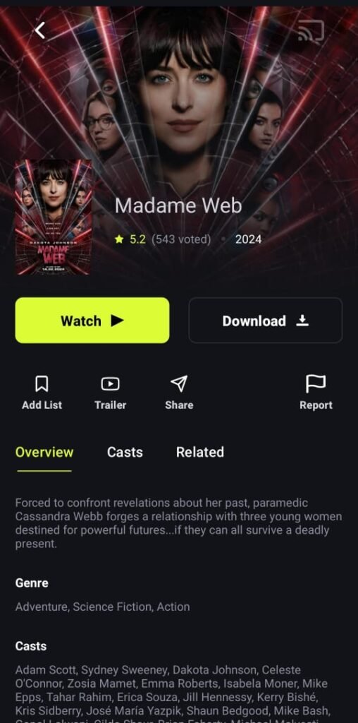 OnStream Movies app